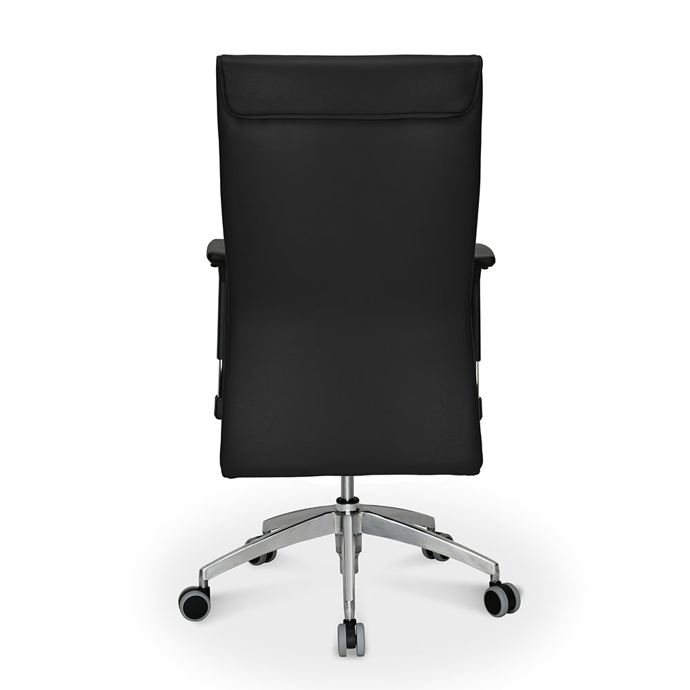 Nilkamal Command High Back Leatherette Office Chair (Black)