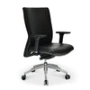 Nilkamal Command Mid Back Leatherette Office Chair (Black)