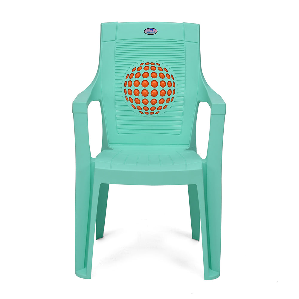 Nilkamal Globe 3D Plastic Arm Chair