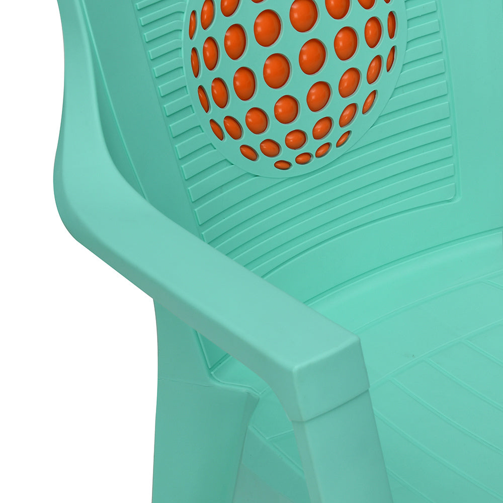 Nilkamal Globe 3D Plastic Arm Chair
