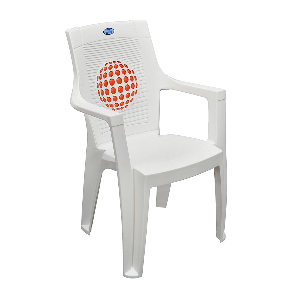 Nilkamal Globe 3D Plastic Arm Chair
