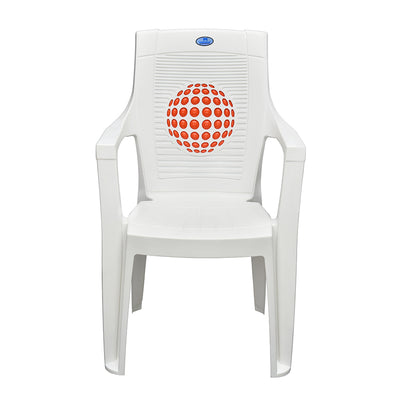 Nilkamal Globe 3D Plastic Arm Chair