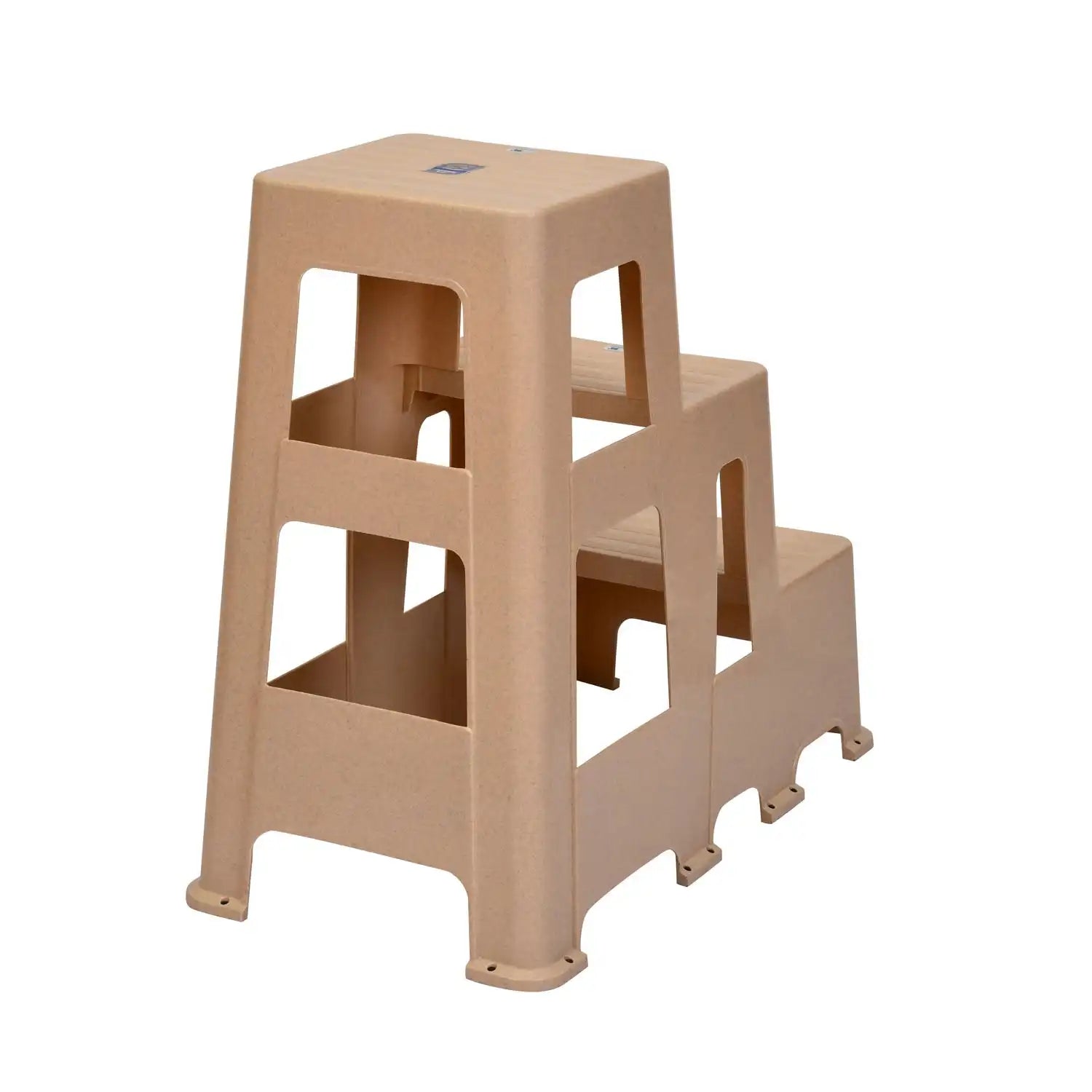 Nilkamal Kick Plastic Step Stool - Slight Back View