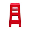 Nilkamal Kick Plastic Step Stool Red - Back View