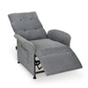 Nilkamal Electro 1 Seater Electric Recliner Sofa (Dark Grey) - Extended Slight Side View