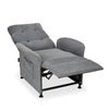 Nilkamal Electro 1 Seater Electric Recliner Sofa (Dark Grey) - Extended Leg rest Slight Side View 2
