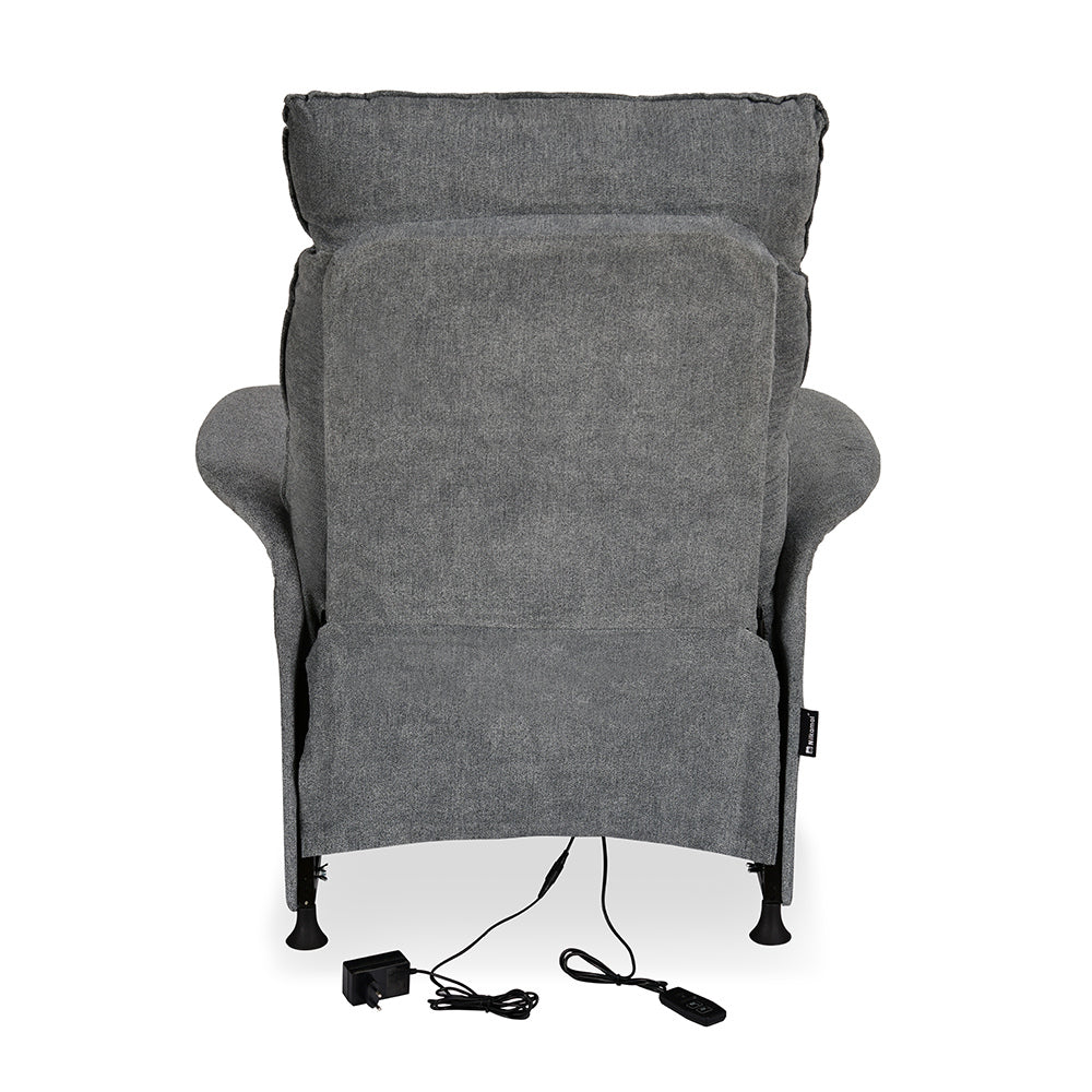 Nilkamal Electro 1 Seater Electric Recliner Sofa (Dark Grey)