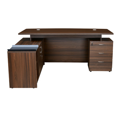 Nilkamal Elegant Neo Office Table (Walnut)