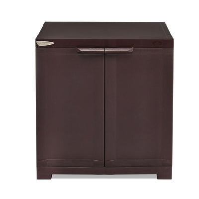 Nilkamal Freedom Mini 09 (FMSC09) Plastic Shoe Cabinet (Weather Brown)