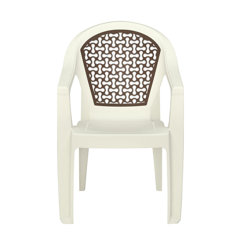 Penza mushroom stack resin plastic outdoor dining chair cheap