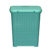 Nilkamal Elegance Laundry Basket 35 L (Sapphire Blue & Sea Blue) - Back View