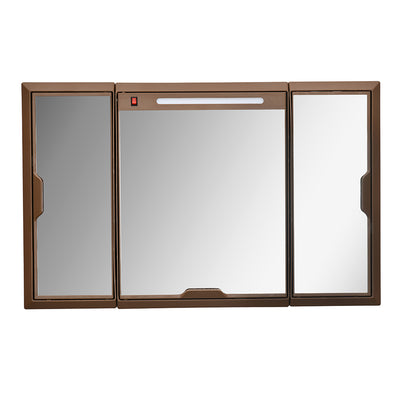 Nilkamal Glory Plastic Cabinet Set with Mirror and LED Diffused Light