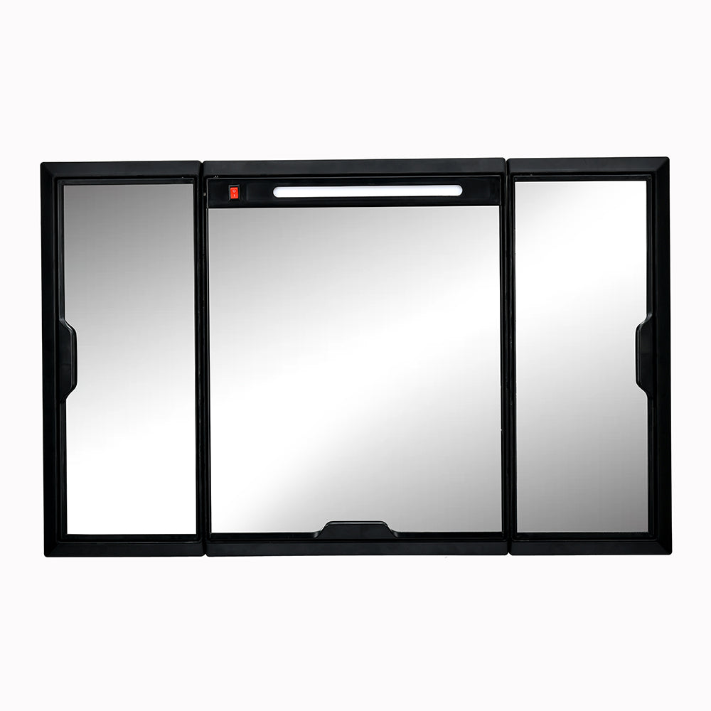 Nilkamal Glory Plastic Cabinet Set with Mirror and LED Diffused Light