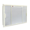 Nilkamal Glory Plastic Cabinet Set with Mirror and LED Diffused Light
