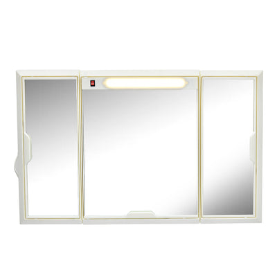 Nilkamal Glory Plastic Cabinet Set with Mirror and LED Diffused Light