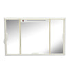 Nilkamal Glory Plastic Cabinet Set with Mirror and LED Diffused Light