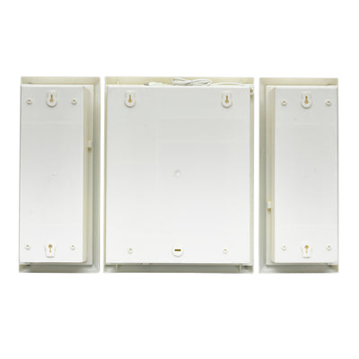 Nilkamal Glory Plastic Cabinet Set with Mirror and LED Diffused Light