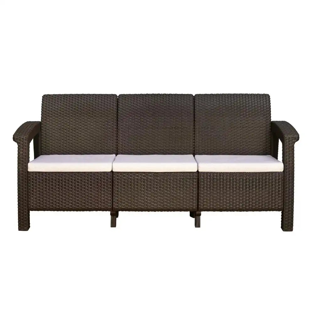 Nilkamal Goa Sofa Set with Cushion (3+1+1 Seater) - Front View