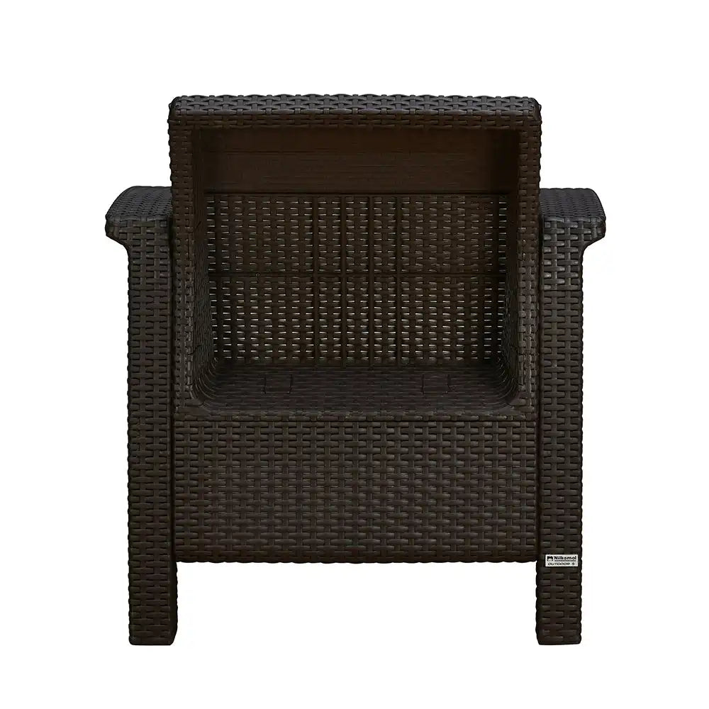 Nilkamal Goa Sofa Set with Cushion (1 Seater) - Back View