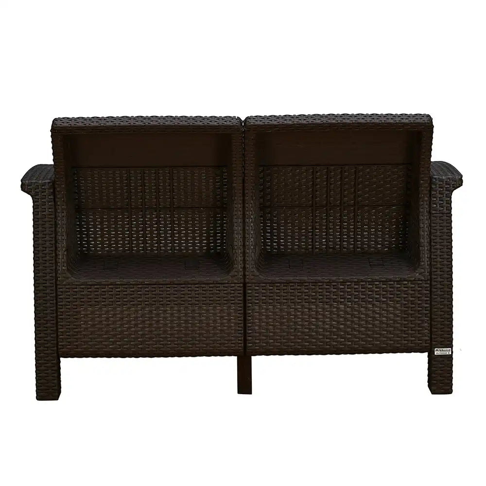 Nilkamal Goa Two Seater Plastic Sofa Set without Cushion Front View