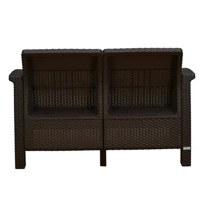 Nilkamal Goa Two Seater Plastic Sofa Set without Cushion Front View