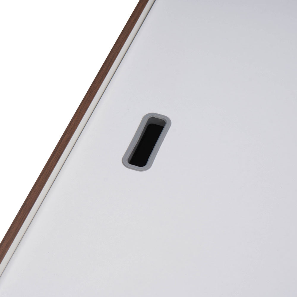 Nilkamal Bruce Queen Bed with Box Storage (Walnut & Cappuccino)