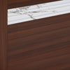 Nilkamal Akin Queen Bed without Storage (Walnut) - CloseUp View