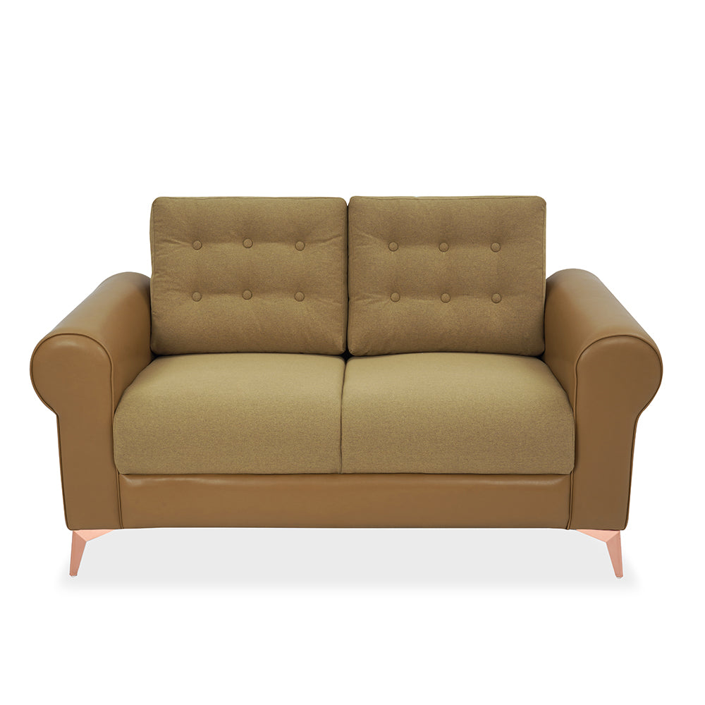 Nilkamal Rippon 2 Seater Sofa (Brown)