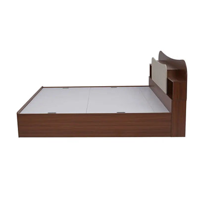 Nilkamal Daffodil King Bed with Box Storage (Walnut)