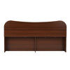 Nilkamal Daffodil King Bed with Box Storage (Walnut) - Headboard Storage Back View