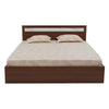 Nilkamal Akin King Bed without Storage (Walnut) - Front View-2