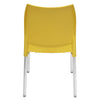 Nilkamal Novella 07 Plastic Armless Chair (Mustard Yellow)