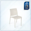 Nilkamal Novella 08 Plastic Armless Chair (Milky White)