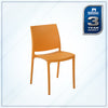Nilkamal Novella 08 Plastic Armless Chair (Orange)