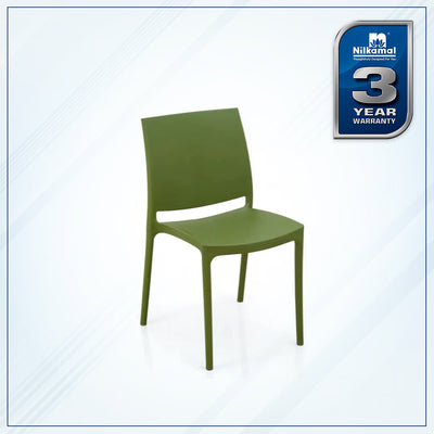 Nilkamal Novella 08 Plastic Armless Chair (Soft Green)