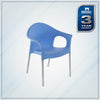 Nilkamal Novella 09 Plastic Arm Chair (Blue)