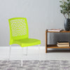 Nilkamal Novella 19 Plastic Armless Chair (Citrus Green)