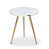 Nilkamal Nysa Marble Side Table (White)