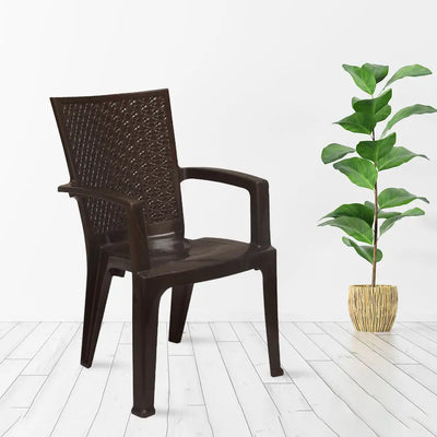 Nilkamal CHR2225 Plastic Arm Chair - Slight Side View-2