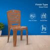 Nilkamal CHR4025 Plastic Armless Chair - Finish Type