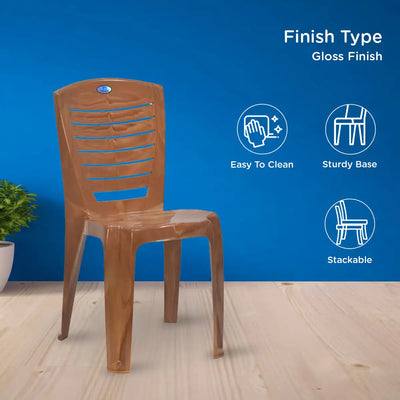 Nilkamal CHR4025 Plastic Armless Chair