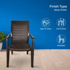Nilkamal CHR2180 Plastic Arm Chair Weather Brown - Finish Type