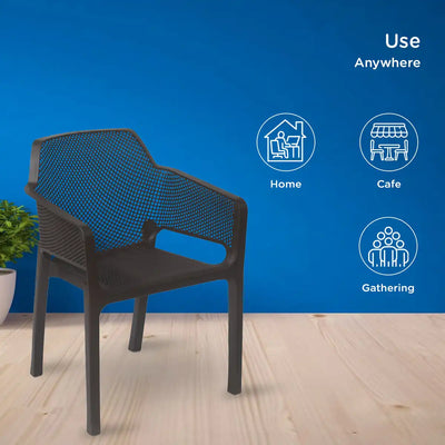Nilkamal Captain Plastic Arm Chair (Season Rust Brown) - Usage Guide