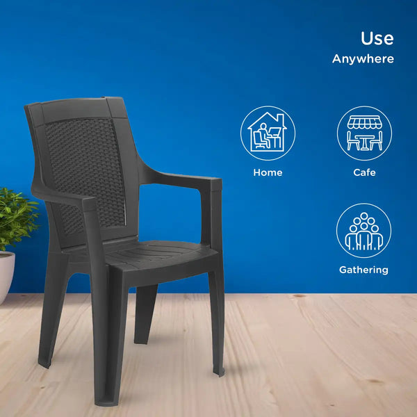 Nilkamal Mystique Plastic Arm Chair Nilkamal Mid Back Chair With