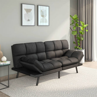 Nilkamal Oberon Futon Sofa Cum Bed (Dark Grey)