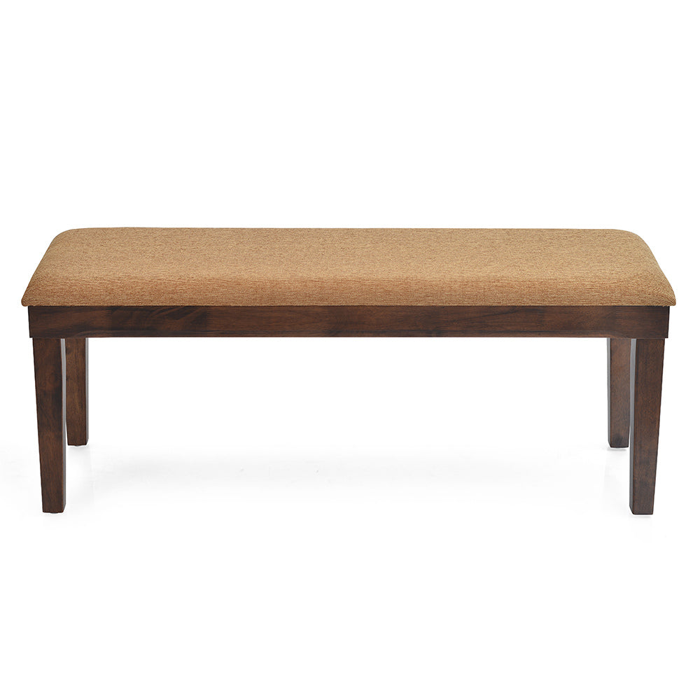 Nilkamal Olenna Multi Use Long Sitting Bench for Living Room | Dining Room (Walnut)