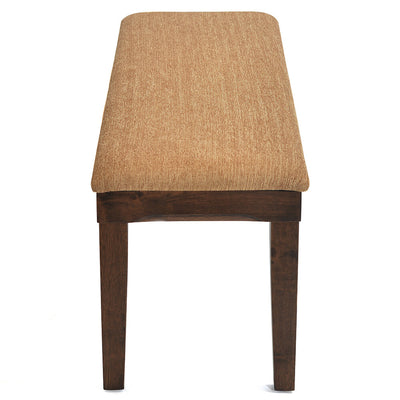 Nilkamal Olenna Multi Use Long Sitting Bench for Living Room | Dining Room (Walnut)
