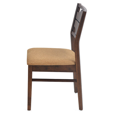 Nilkamal Olenna Dining Chair with Cushion (Walnut)