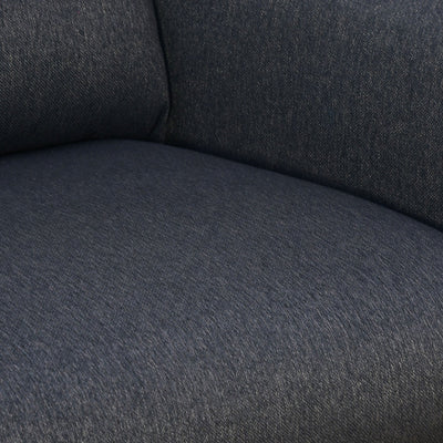 Nilkamal Oliver 2 Seater Fabric Sofa with Side Pocket (Charcoal Brown)