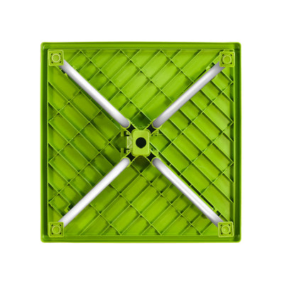 Nilkamal Orchid 1 + 4 Chair Plastic Dining Set (Green)